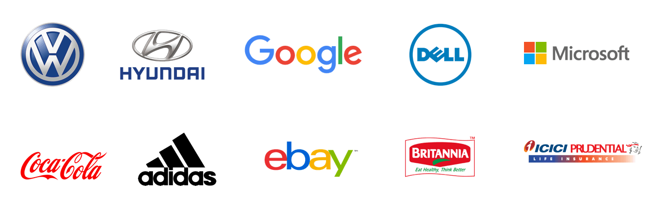 our clients-google,hyundai,dell,microsoft,coca cola,icici