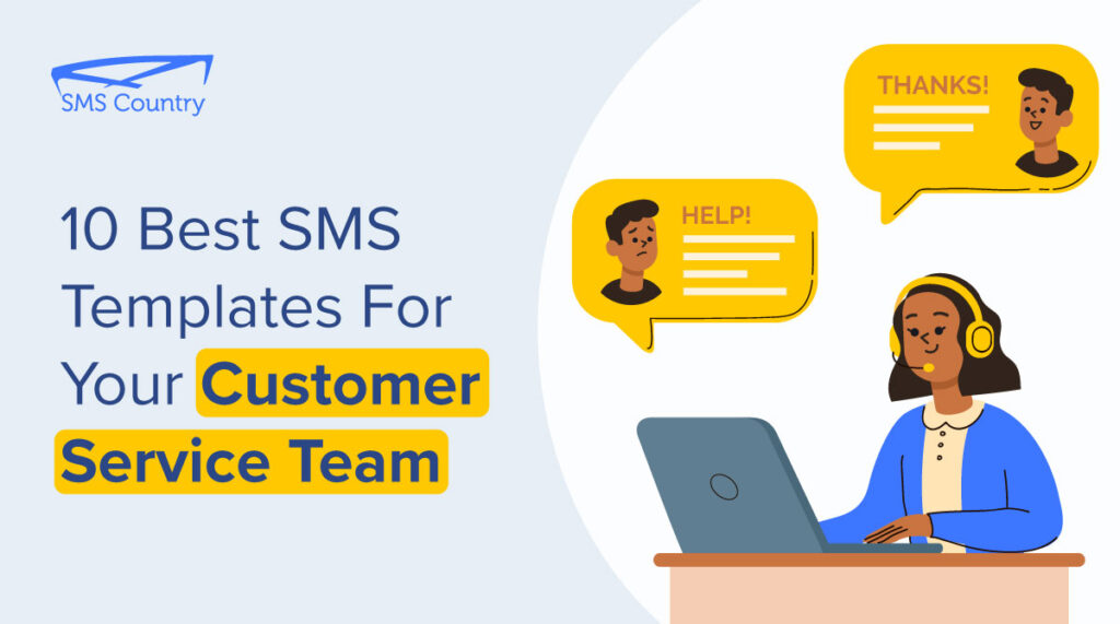 sms templates for customer service