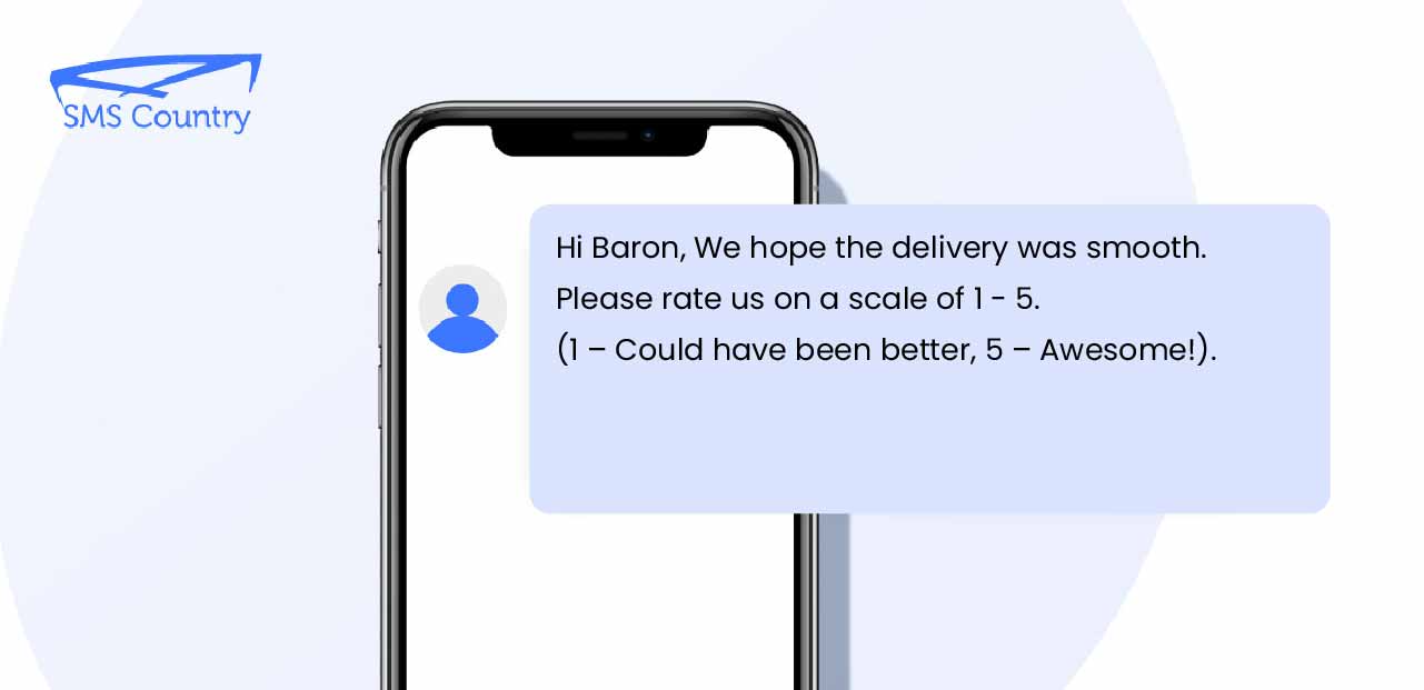 Survey for logistics Survey for logistics | A mobile screen displaying survey for logistics template