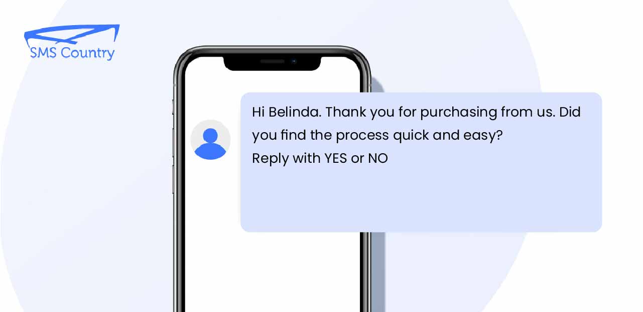 Survey for feedback Survey for feedback | A mobile screen displaying survey for feedback template