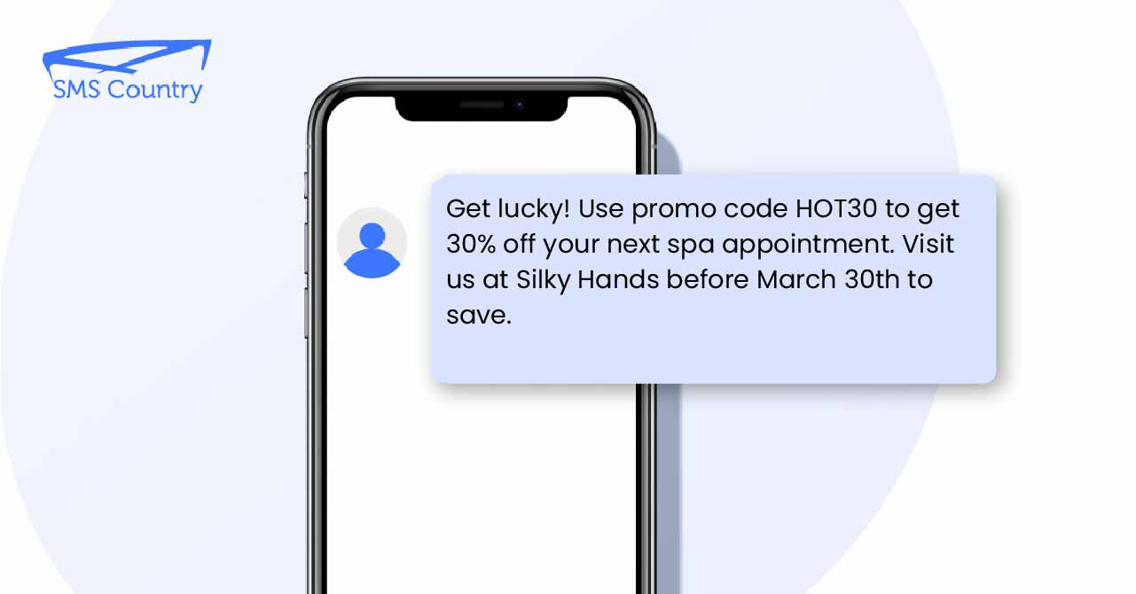 Promo-code-message-template Promo code message template
