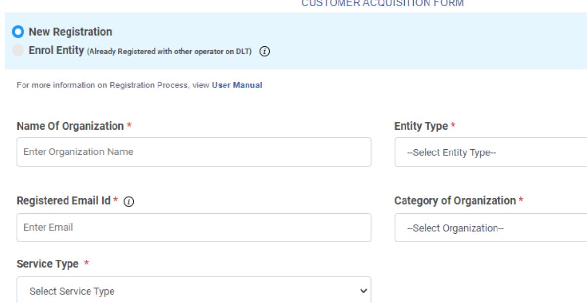 Fill in the Videocon customer acquisition form, and submit your company details