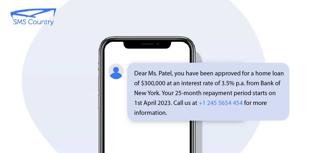 Bank loan SMS template The Best SMS Templates For Financial Services | Bank loan SMS template