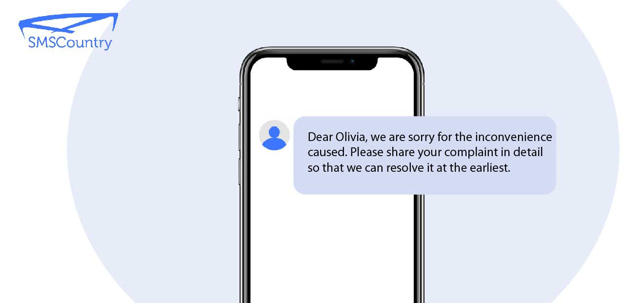 Complaint registration SMS template The Best SMS Templates For Financial Services | Complaint registration SMS template
