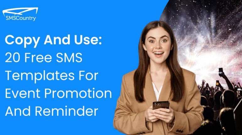 event promotion SMS messages