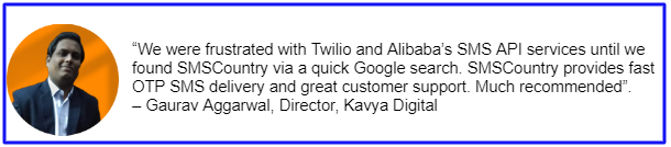 Best bulk sms provider in the UAE | smscountry customer testimonial