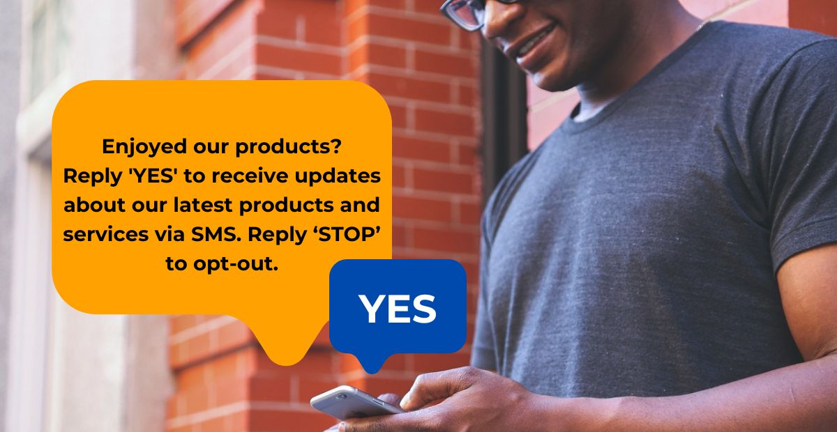 example of Requesting SMS consent