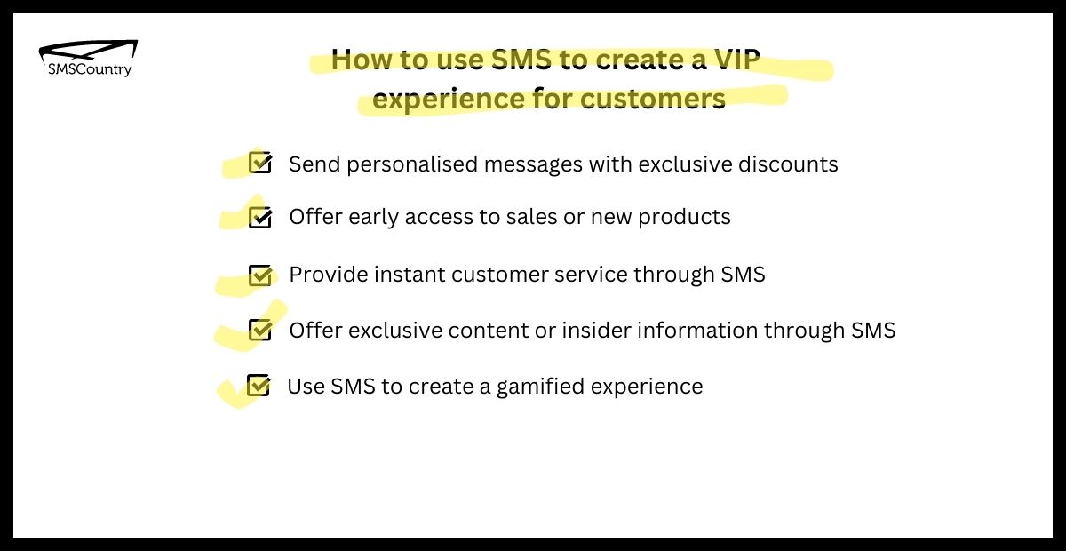 SMS For E-commerce | How to use SMS to create a VIP experience for customers
