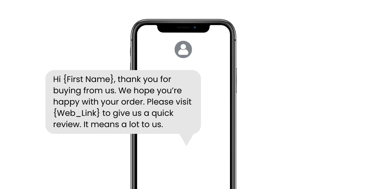 Example of Customer support sms templates