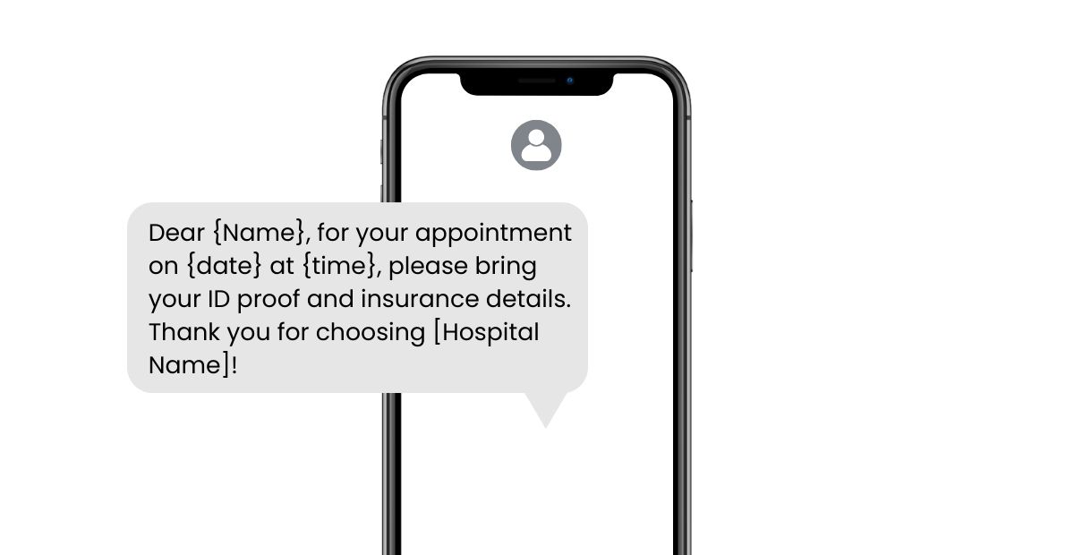 Appointment and reminder sms templates