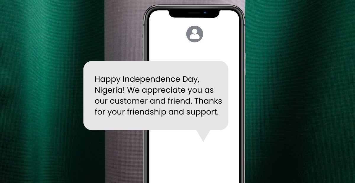 nigeria Independence Day appreciation message 