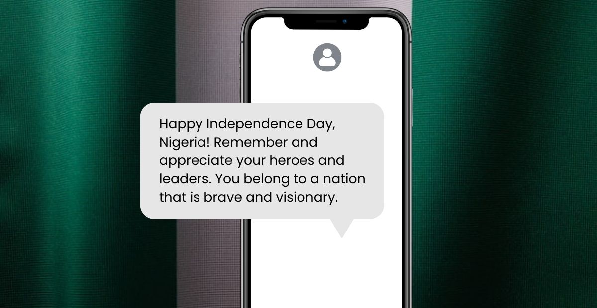 nigeria Independence Day celebration sms message