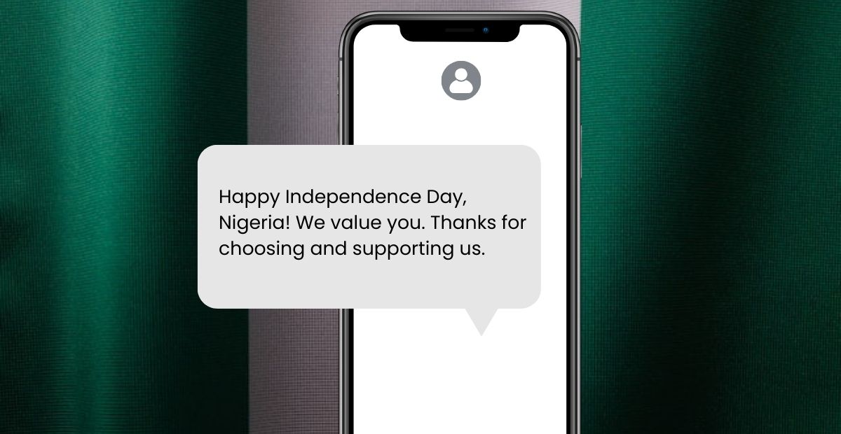 nigeria Independence Day gratitude message