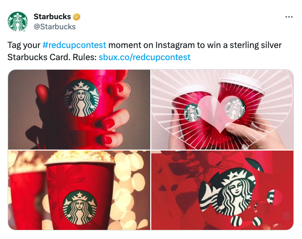 12 Christmas marketing ideas to sell more in 2023 #2: Run a social media contest