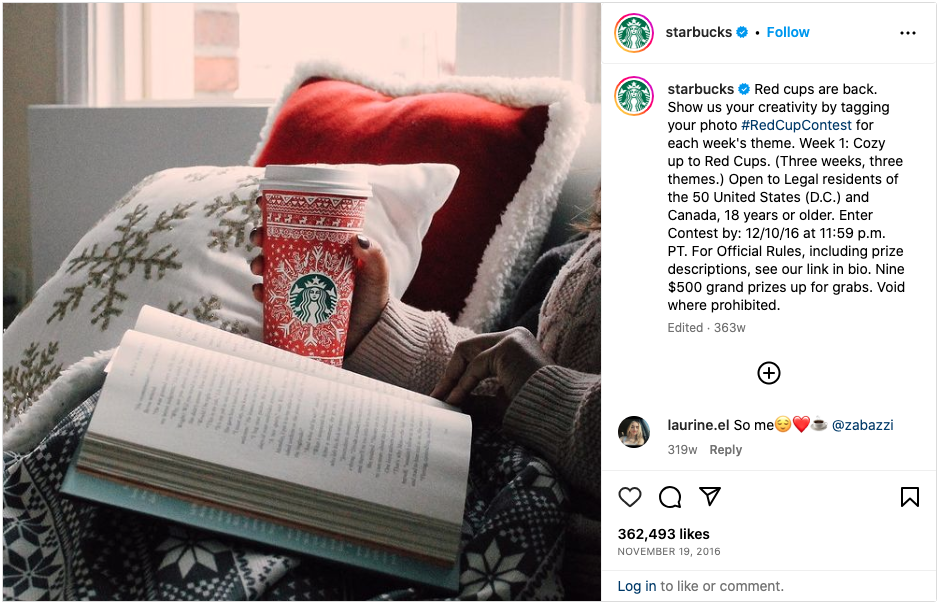 12 Christmas marketing ideas to sell more in 2023 #2: Run a social media contest