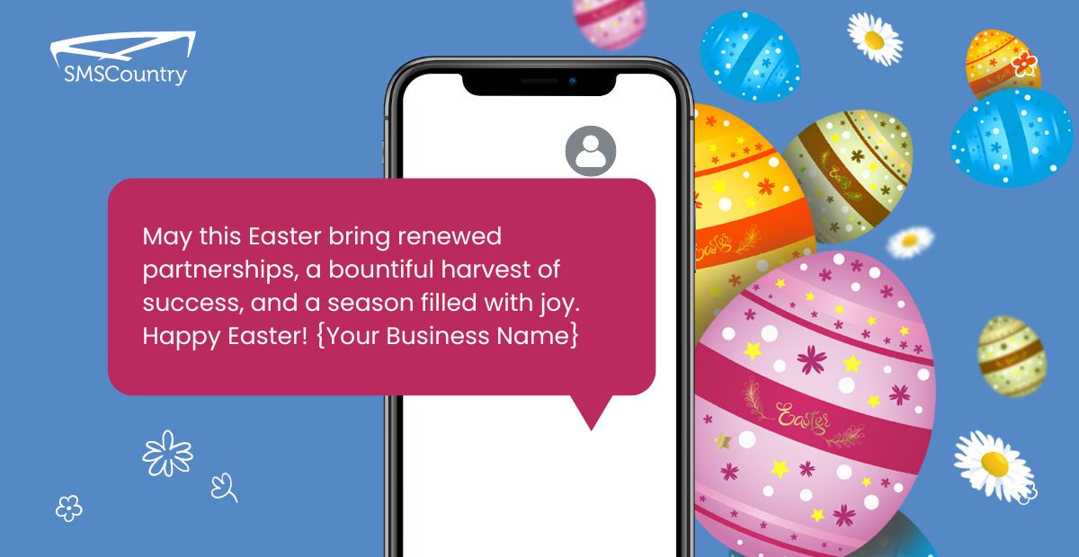Easter SMS wishes to business partners