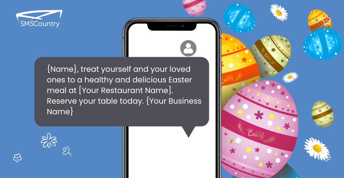 Restaurant Industry easter messages to send to customers